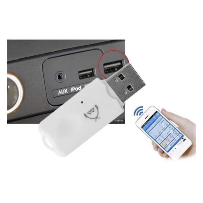 Adaptador USB Bluetooth 2.0 para Áudio Estéreo