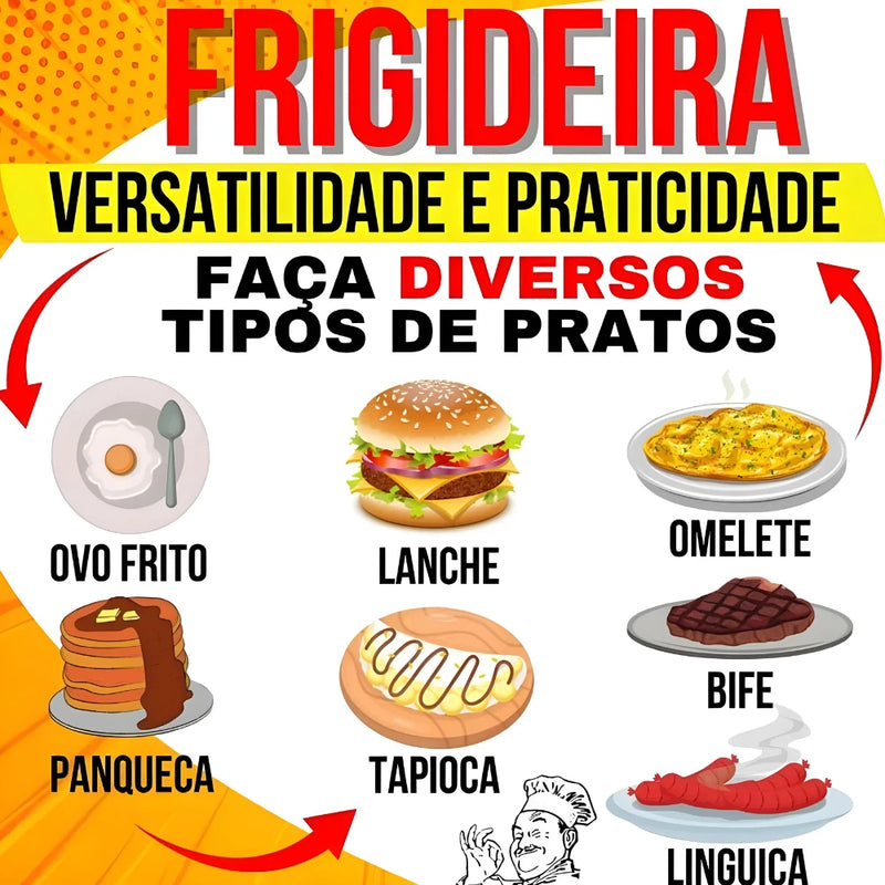 Panela Multifuncional 3 em 1 – Mais Praticidade, Sabor e Rapidez na Sua Cozinha!