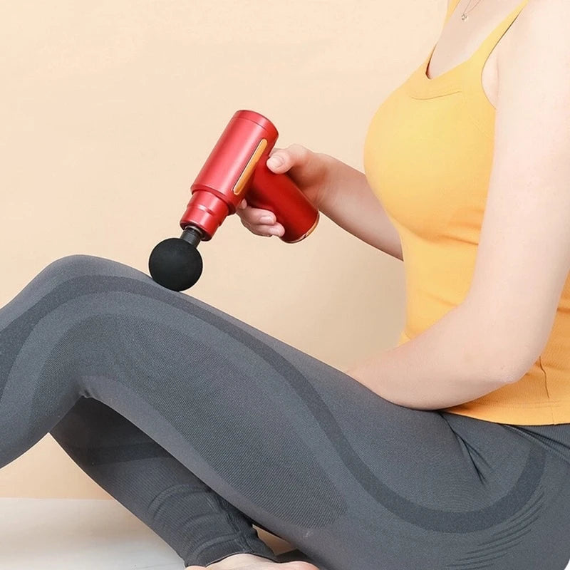 Pistola de Massagem Muscular Portátil