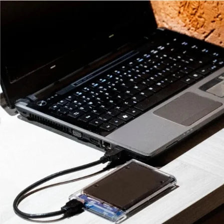 Case Externo Transparente USB 3.0 para HD/SSD SATA 6Gbps