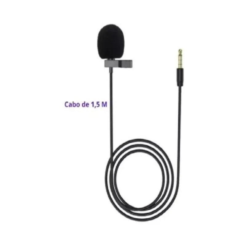 Microfone Lavalier P2 Profissional para Celular