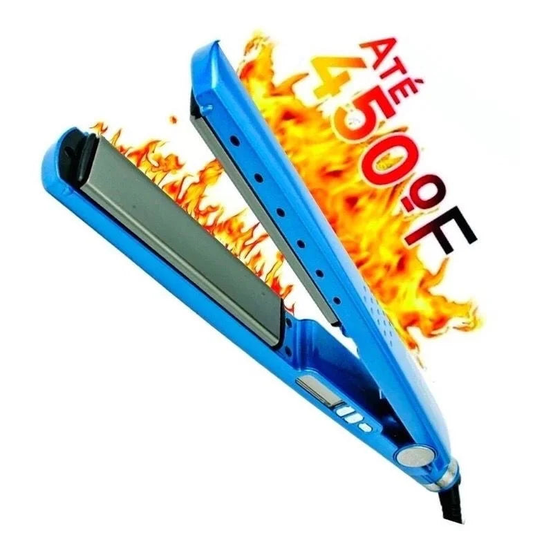 Prancha Bivolt 110V/220V Nano Titanium Hair Curling