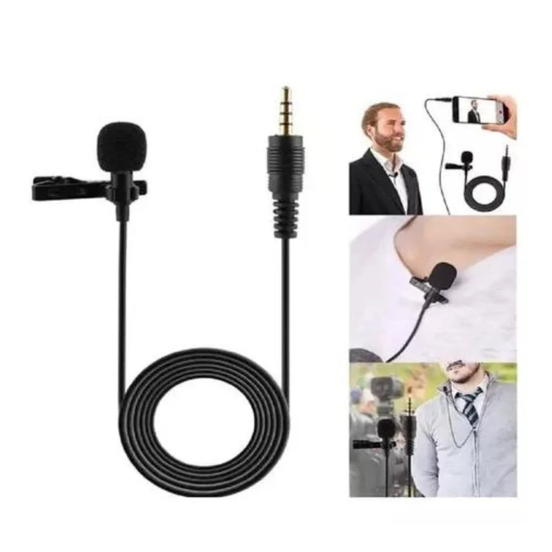 Microfone Lavalier P2 Profissional para Celular