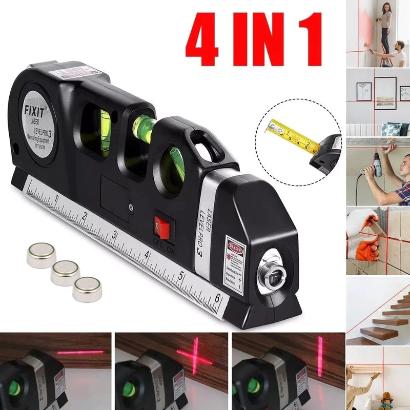 Nível a Laser Profissional com Trena Pro3