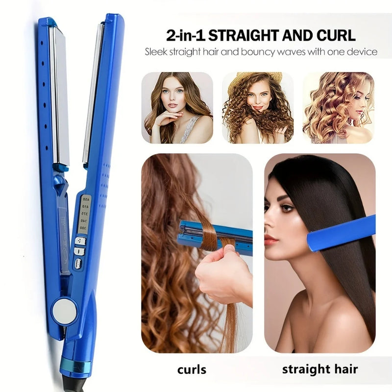 Prancha Bivolt 110V/220V Nano Titanium Hair Curling