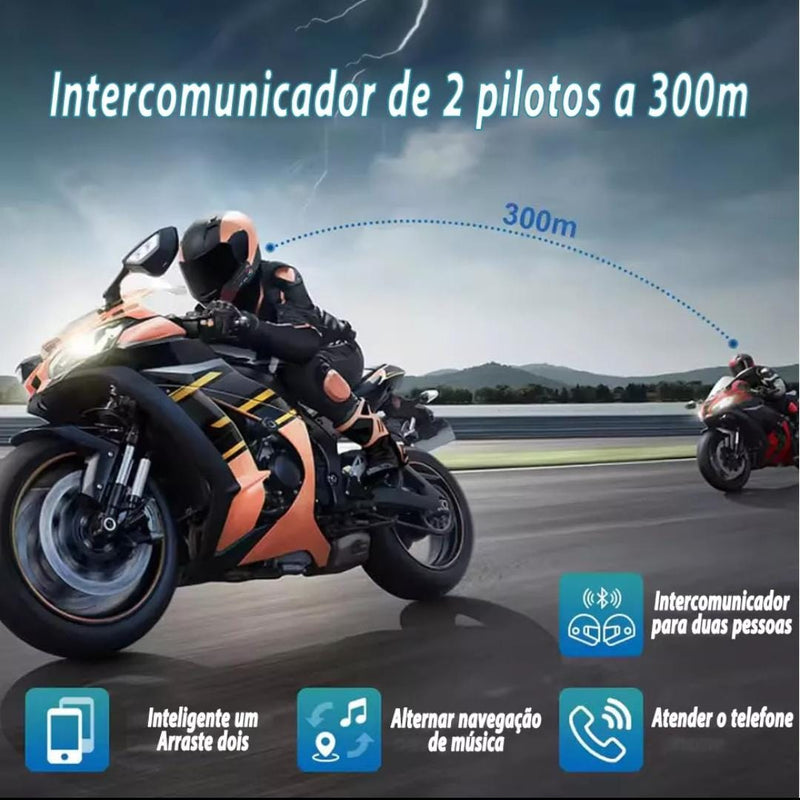 Intercomunicador Bluetooth MOTOLINK para Capacetes