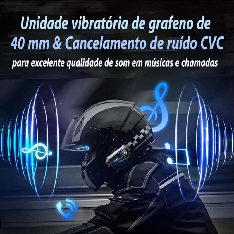 Intercomunicador Bluetooth MOTOLINK para Capacetes