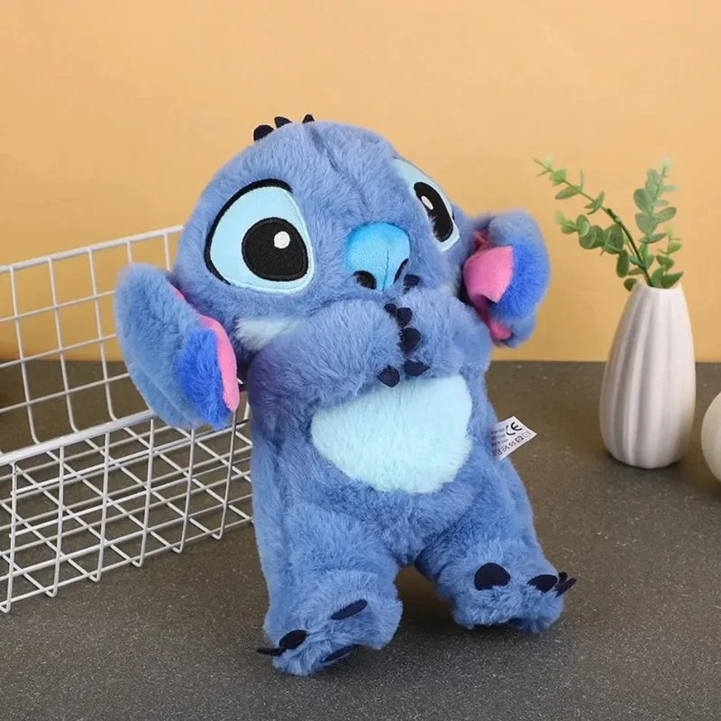 Pelúcia Kawaii Stitch com Luz, Som e Mecanismo Calmante - Companheiro de Dormir para Bebês