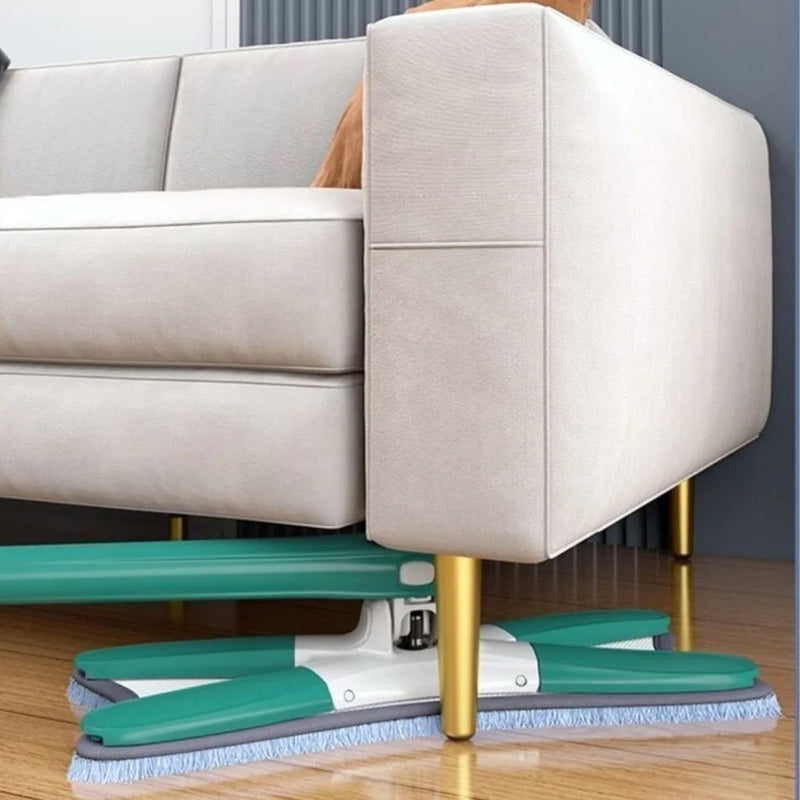 Esfregão Giratório Lava E Seca Torção Microfibra Multiuso Limpeza de Piso Cozinha Limpa Rodo Mágico 360° Com Refil