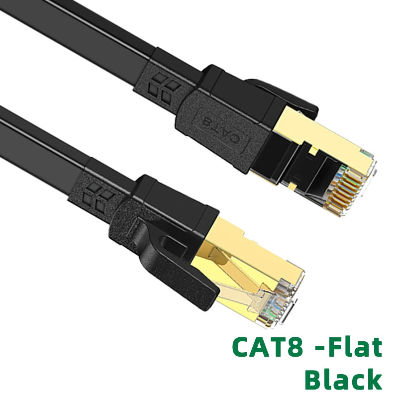 Cabo Ethernet Cat 8 Weisuda Hyper Speed 40Gbps Blindado