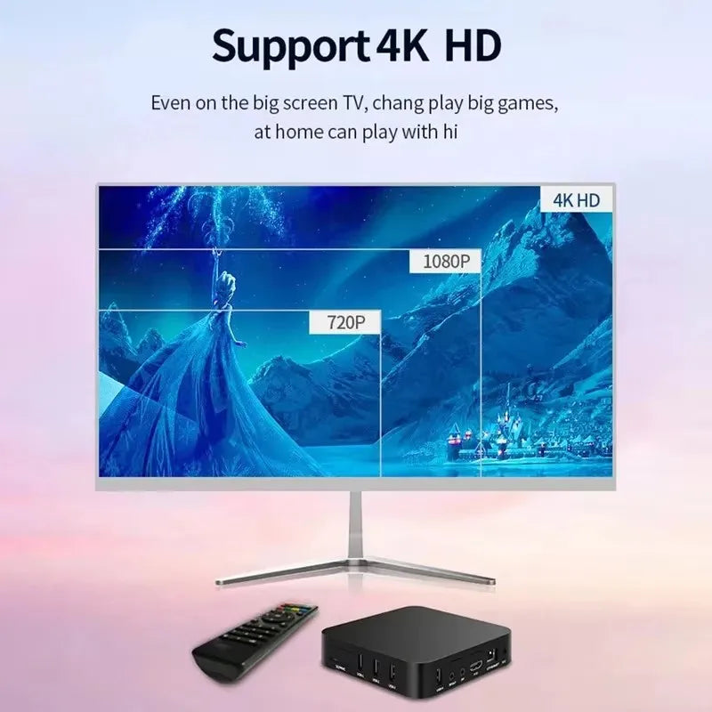 Conversor de TV Inteligente Digital Smart TV Box 4K 5G Android Dual WiFi Media Player Set Top Box Smart TV Box
