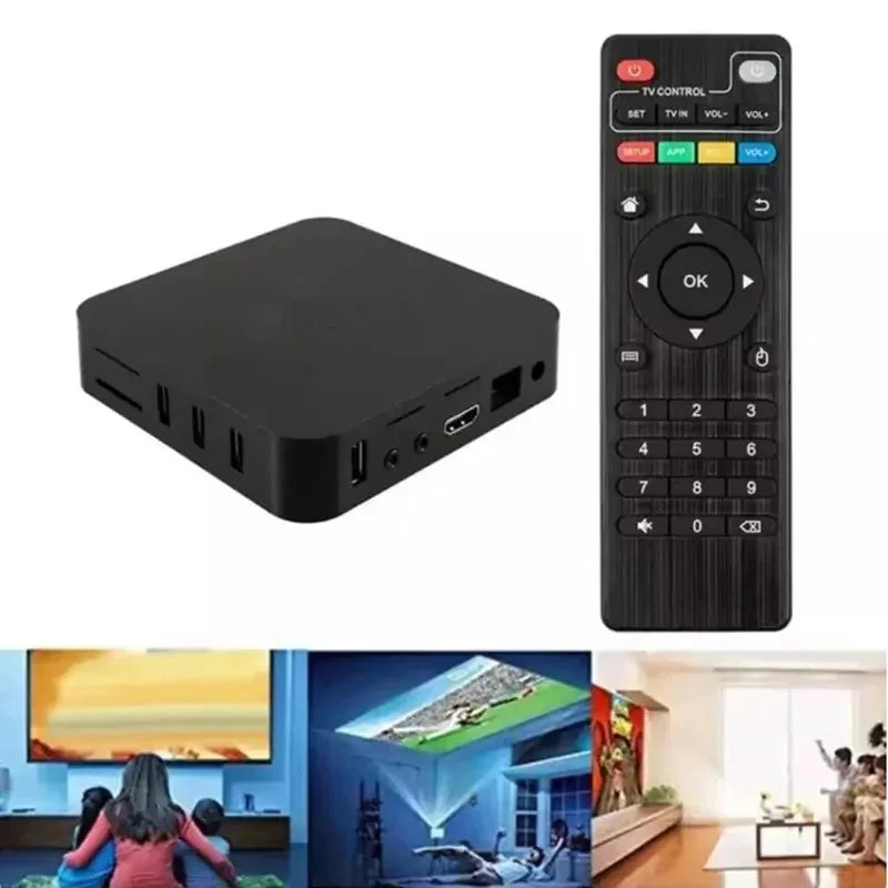 Conversor de TV Inteligente Digital Smart TV Box 4K 5G Android Dual WiFi Media Player Set Top Box Smart TV Box