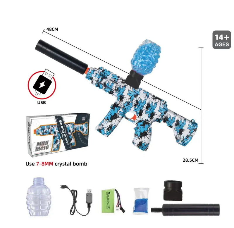 HydroBlaster Pro - Arma de Brinquedo Elástica com Hidrogel