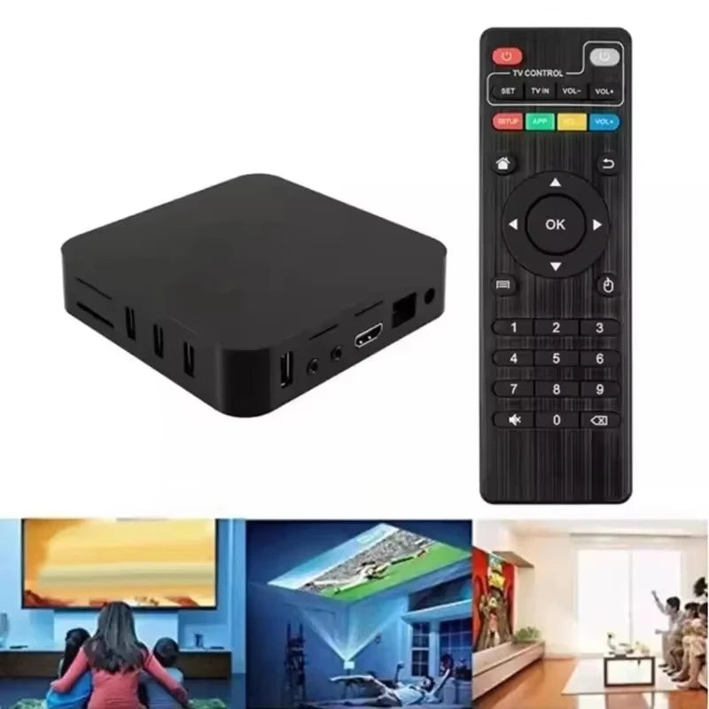 Conversor de TV Inteligente Digital Smart TV Box 4K 5G Android Dual WiFi Media Player Set Top Box Smart TV Box