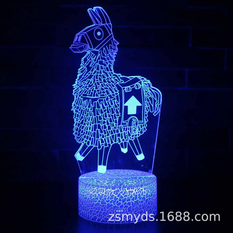 Luminária 3D LED Multicolor FORTNITE