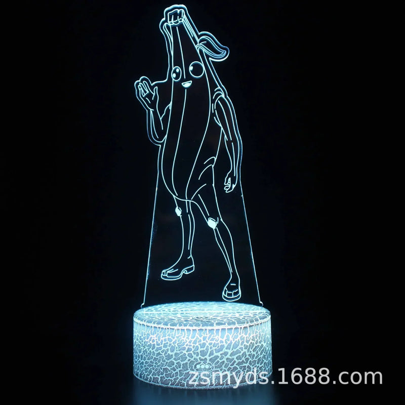 Luminária 3D LED Multicolor FORTNITE