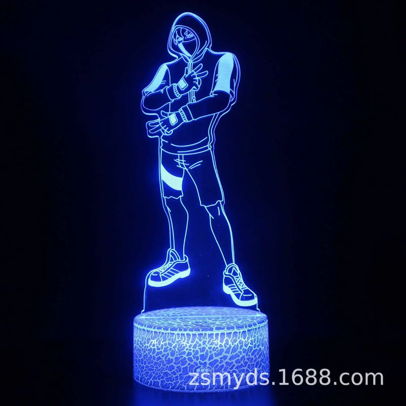 Luminária 3D LED Multicolor FORTNITE