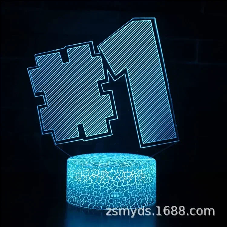 Luminária 3D LED Multicolor FORTNITE