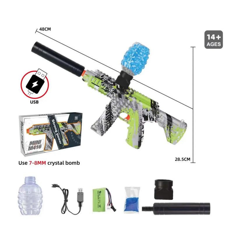 HydroBlaster Pro - Arma de Brinquedo Elástica com Hidrogel