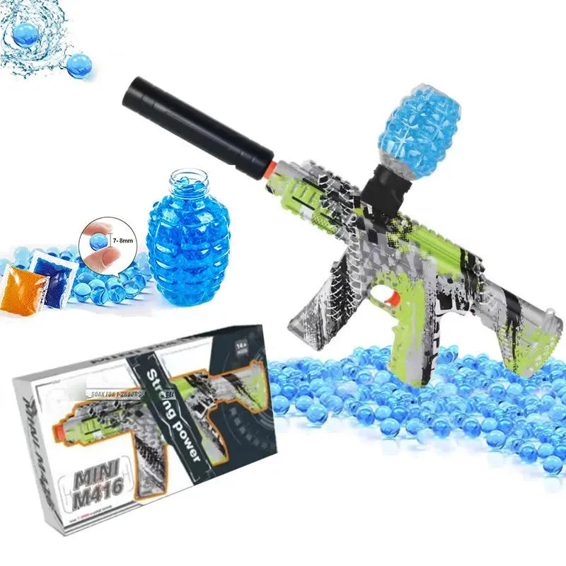 HydroBlaster Pro - Arma de Brinquedo Elástica com Hidrogel