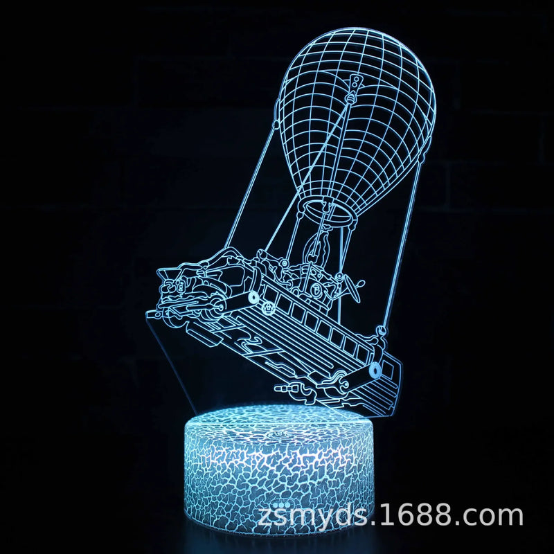 Luminária 3D LED Multicolor FORTNITE