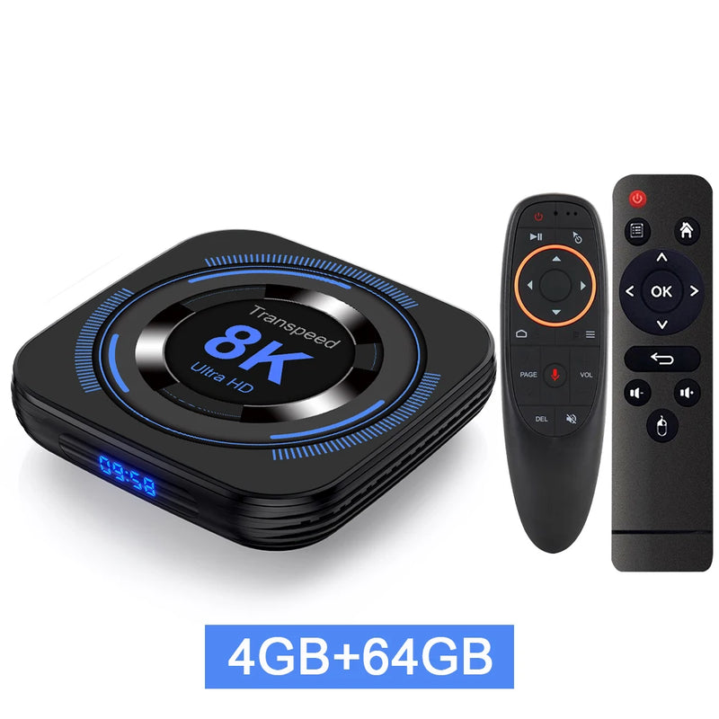 IPTV Transpeed Android 12 TV BOX Allwinner H618 Dual Wifi