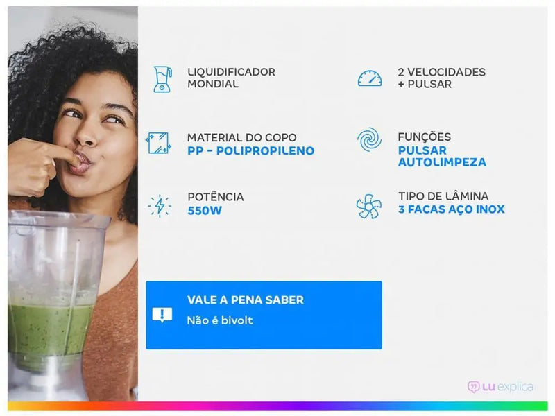 Liquidificador Mondial Easy power blender